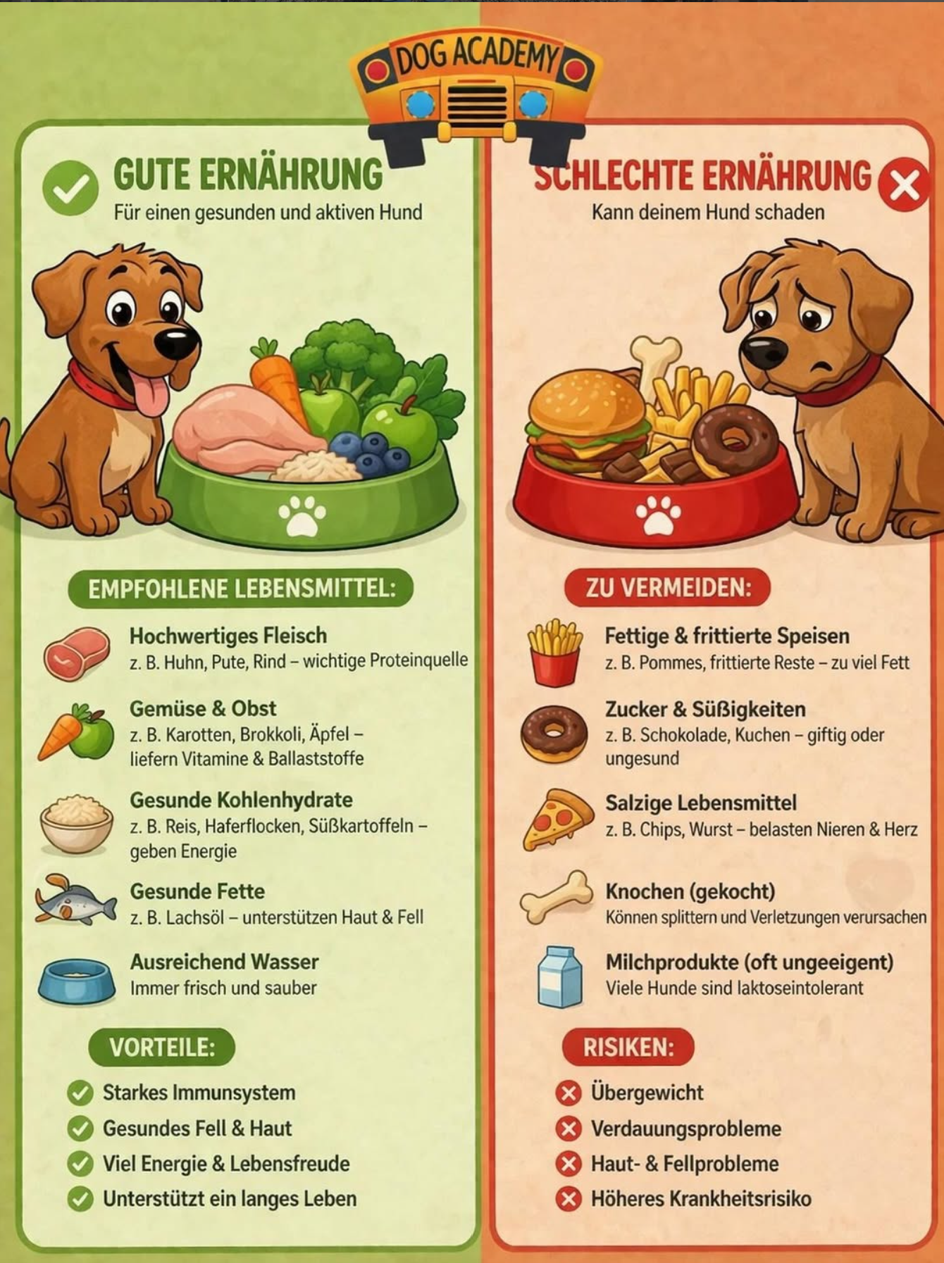 Gesunde Ernährung für Hunde